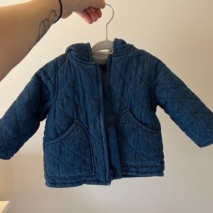 Baby Gap quilted denim jacket